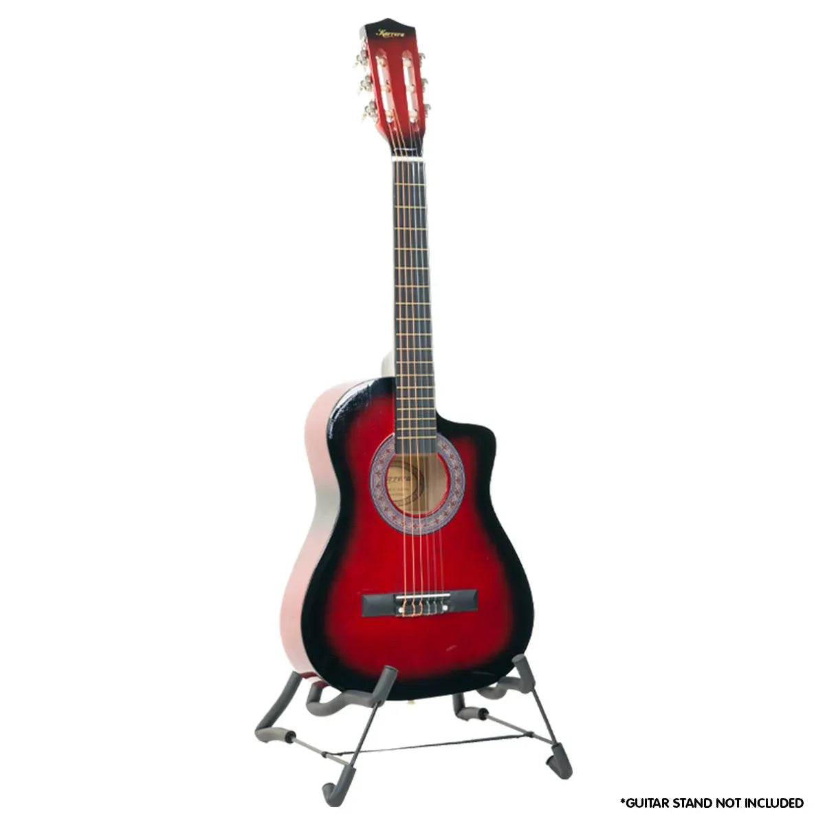 Karrera Childrens Acoustic Guitar Kids - Red - Mekamart Australia