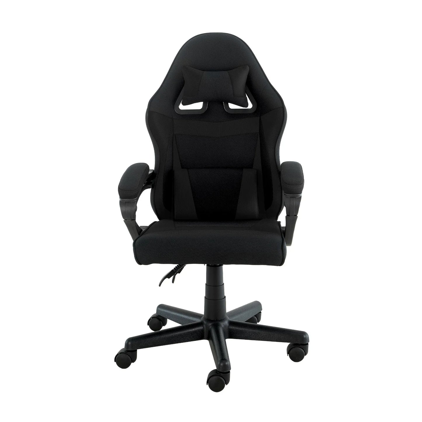 Sarantino Antre Kids Study Gaming Chair Black Adjustable Computer Desk Seat Racing Inspired-look With Adjustable Height, Ergonomic Back Support, Padded Armrests - Mekamart Australia