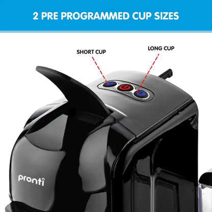 Pronti HomeMaid 3-in-1 Coffee Machine Multi-Capsule Pods and Ground Coffee Nespresso & Caffitaly Compatible CM-511HM - Mekamart Australia