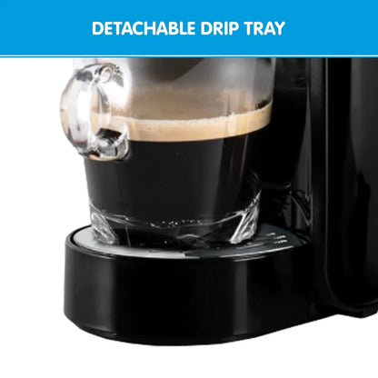 Pronti HomeMaid 3-in-1 Coffee Machine Multi-Capsule Pods and Ground Coffee Nespresso & Caffitaly Compatible CM-511HM - Mekamart Australia