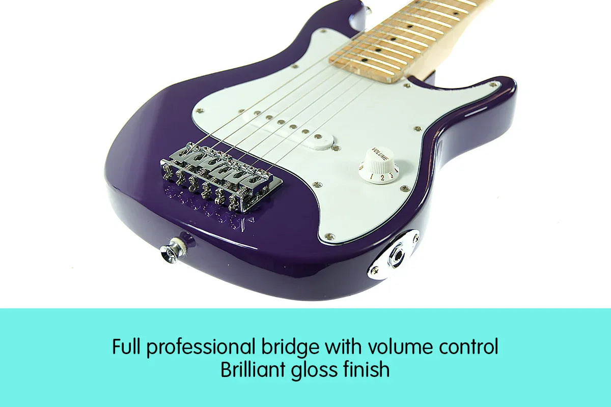 Karrera Electric Childrens Guitar Kids - Purple - Mekamart Australia