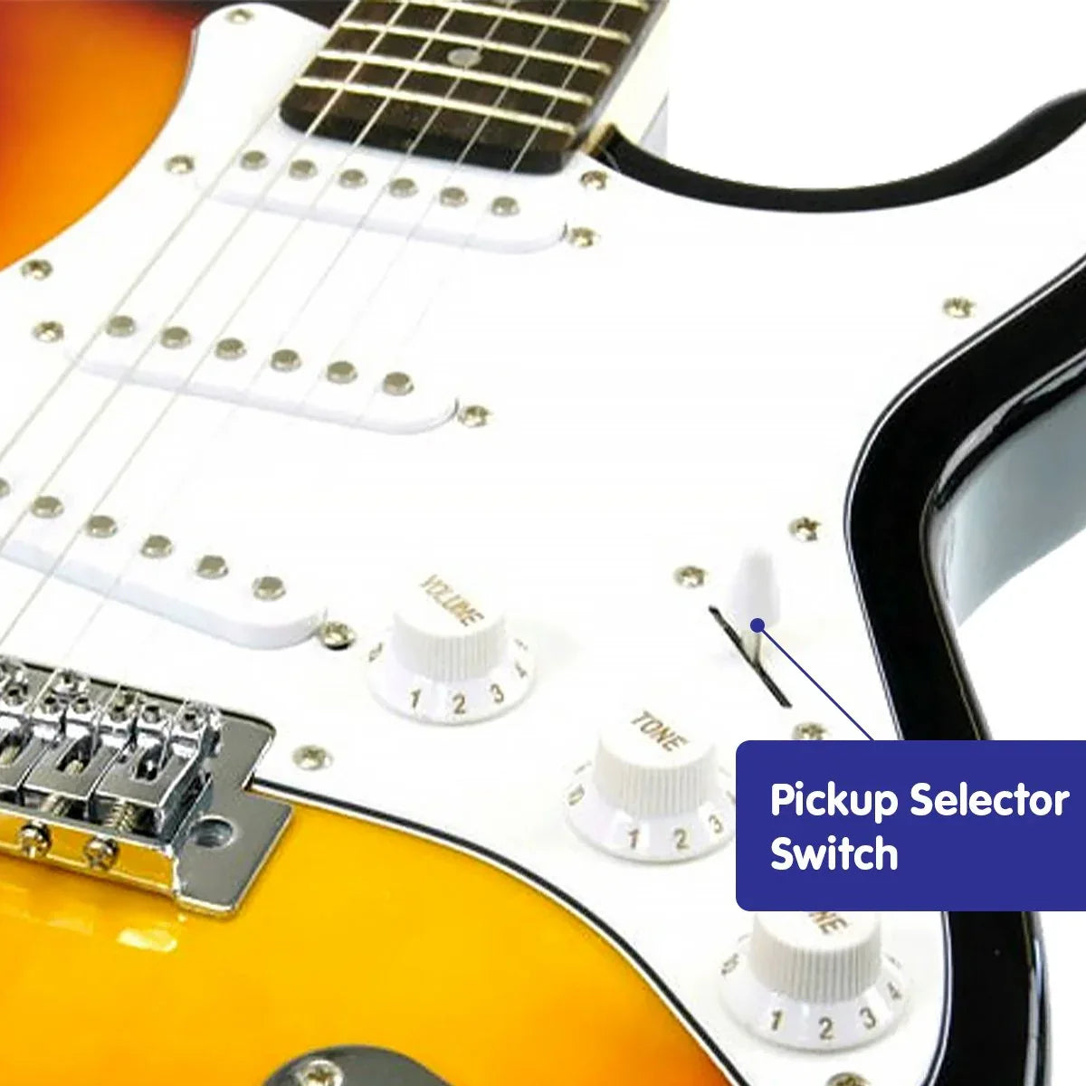 Karrera 39in Electric Guitar - Sunburst - Mekamart Australia