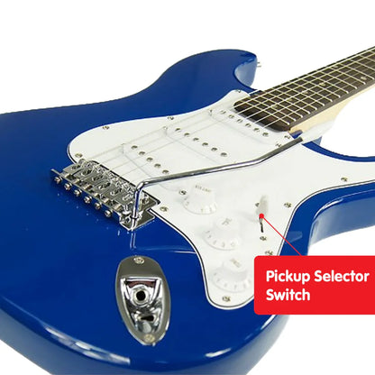 Karrera 39in Electric Guitar - Blue - Mekamart Australia