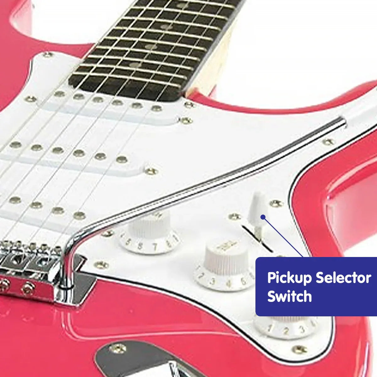 Karrera 39in Electric Guitar - Pink - Mekamart Australia