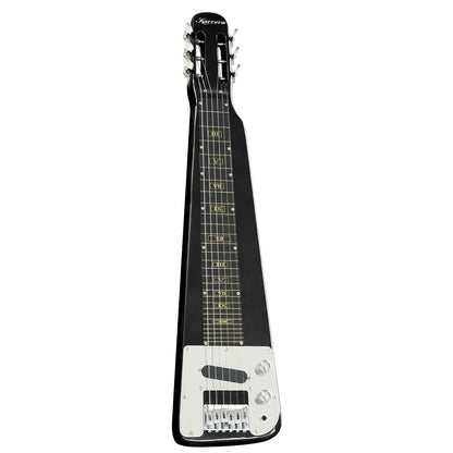 Karrera 29in 6-String Lap Steel Hawaiian Guitar - Black - Mekamart Australia