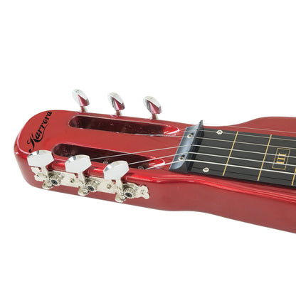 Karrera 6-String Steel Lap Guitar - Metallic Red - Mekamart Australia