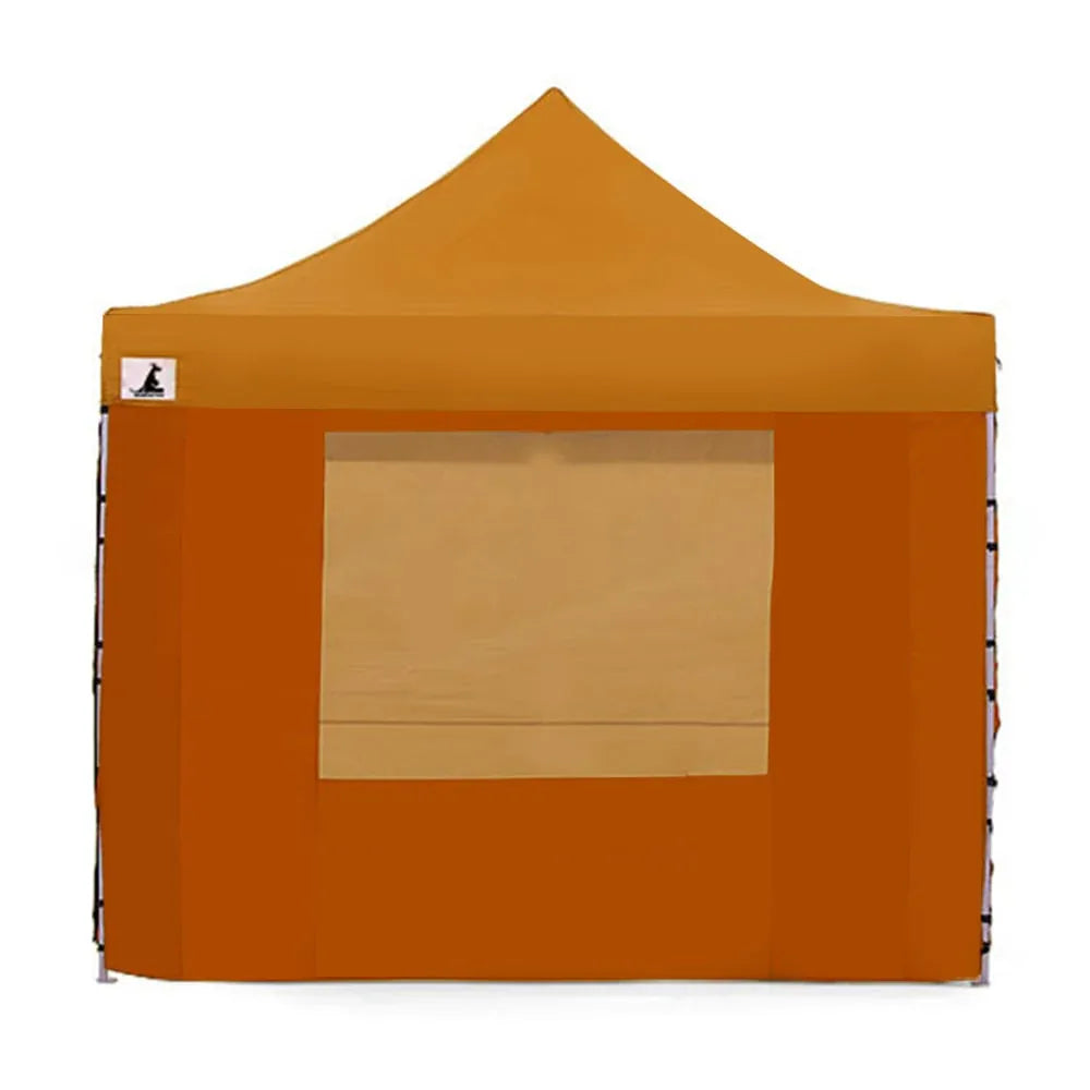Wallaroo Gazebo Tent Marquee 3x3 PopUp Outdoor - Orange - Mekamart Australia