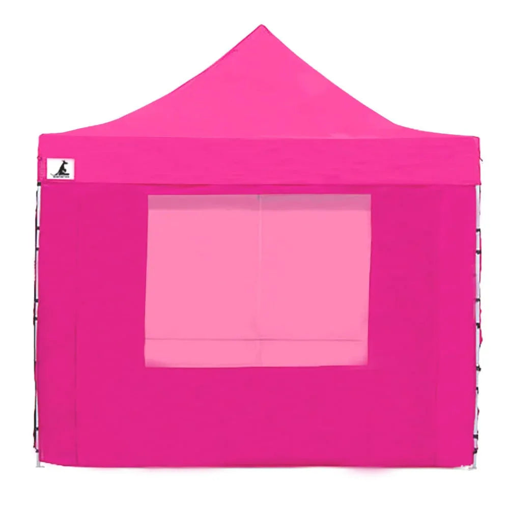 Wallaroo Gazebo Tent Marquee 3x3 PopUp Outdoor Pink - Mekamart Australia