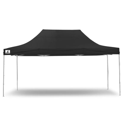 Wallaroo Gazebo Tent Marquee 3x4.5m PopUp Outdoor Black - Mekamart Australia