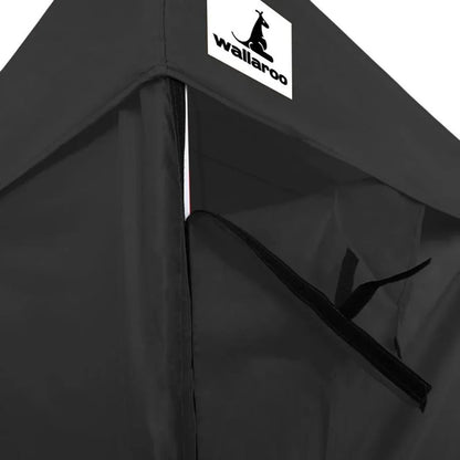 Wallaroo Gazebo Tent Marquee 3x4.5m PopUp Outdoor Black - Mekamart Australia