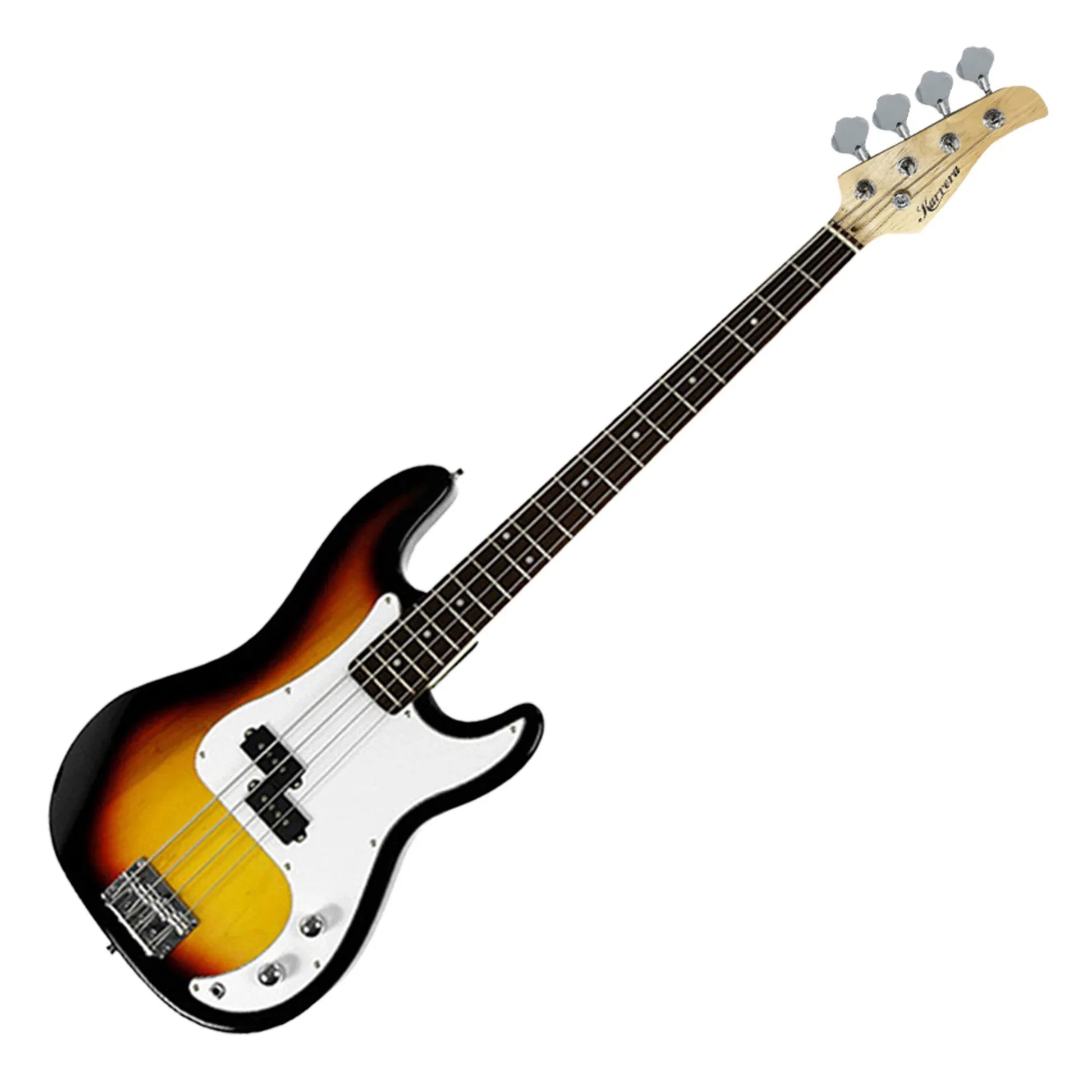 Karrera 39in Electric Guitar Bass Tuner Music 4-String Instrument Full Size Sunburst - Mekamart Australia