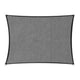 Wallaroo 280gsm Outdoor Sun Shade Sail Canopy Grey - 3m X 2.5m - Mekamart Australia