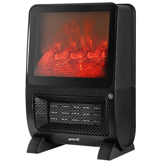 Pronti 2000W 3D Fire PTC Electric Portable Room Heater - Mekamart Australia