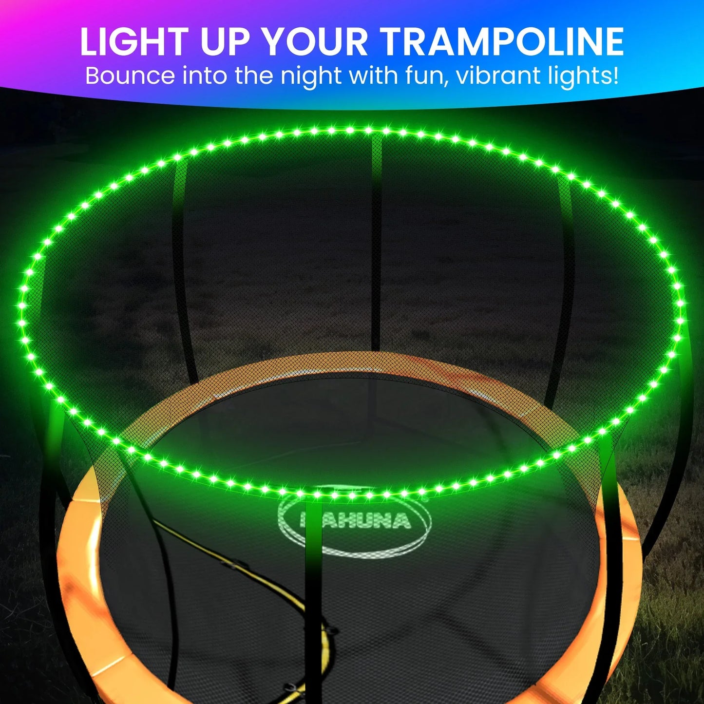 Kahuna LED Kit Suits 14ft-16ft Trampolines Multi-Colour Smart Motion Sensor Lighting with 16 colours - Mekamart Australia