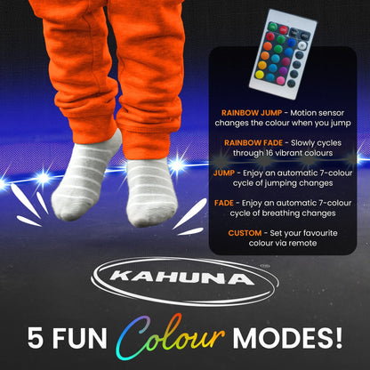 Kahuna LED Kit Suits 6ft-8ft Trampolines Multi-Colour Smart Motion Sensor Lighting with 16 colours - Mekamart Australia