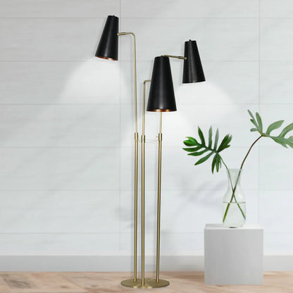 Sarantino Three Metal Shade Floor Lamp - Mekamart Australia