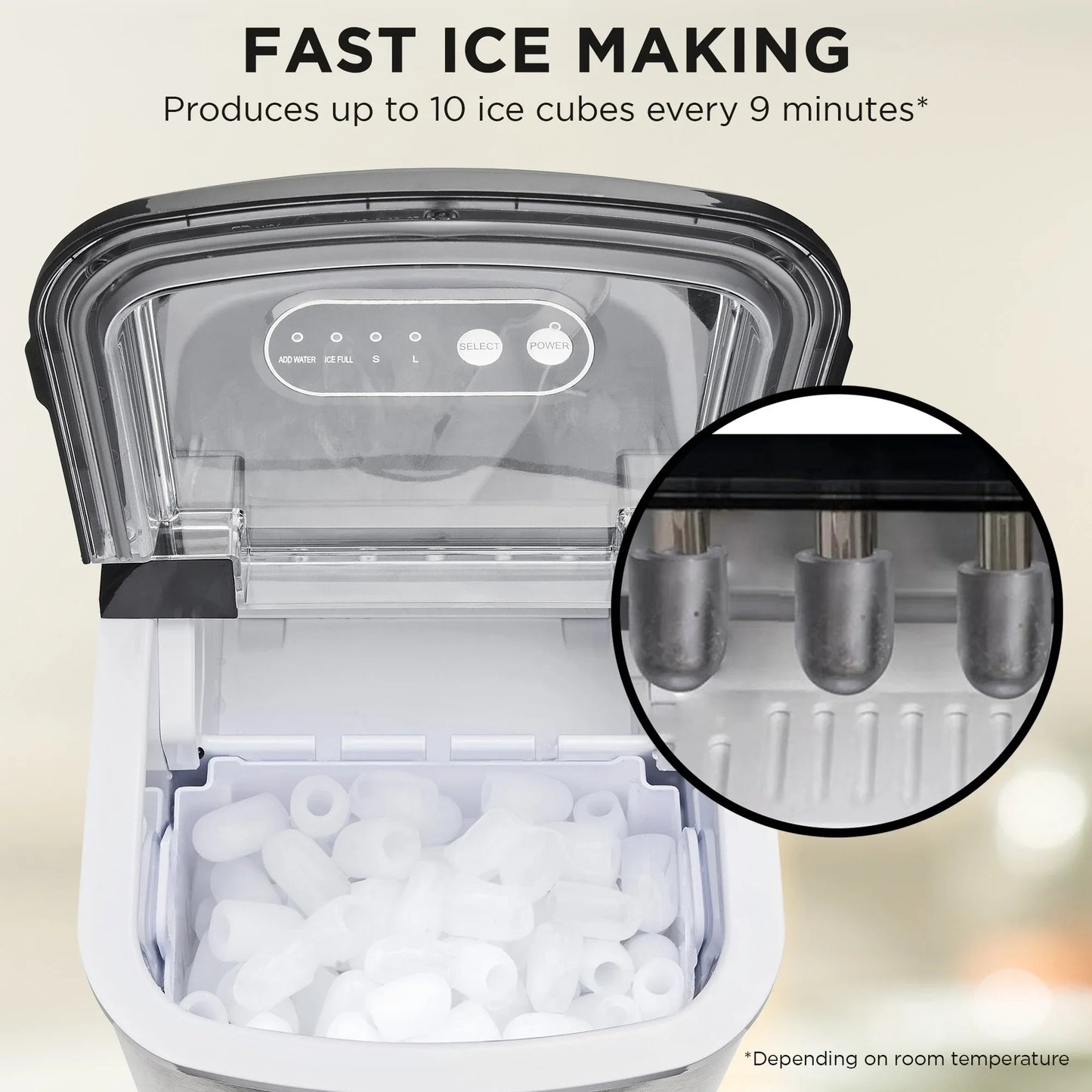 Morphy Richards 15kg Ice Maker in Stainless Steel - Mekamart Australia