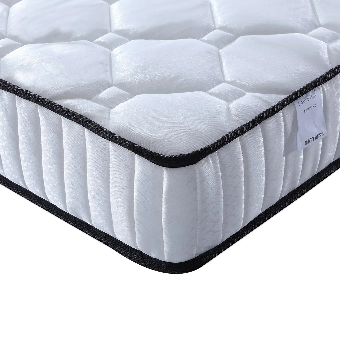 Laura Hill King Single Size Mattress Pocket Spring High Density Foam For Bed - Mekamart Australia