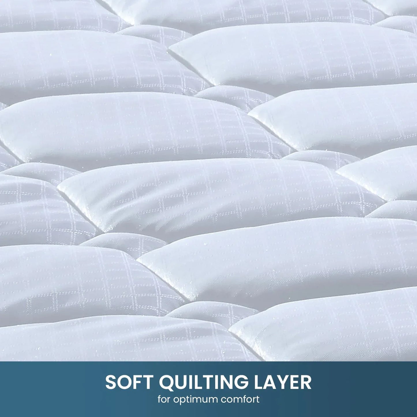 Laura Hill King Single Size Mattress Pocket Spring High Density Foam For Bed - Mekamart Australia