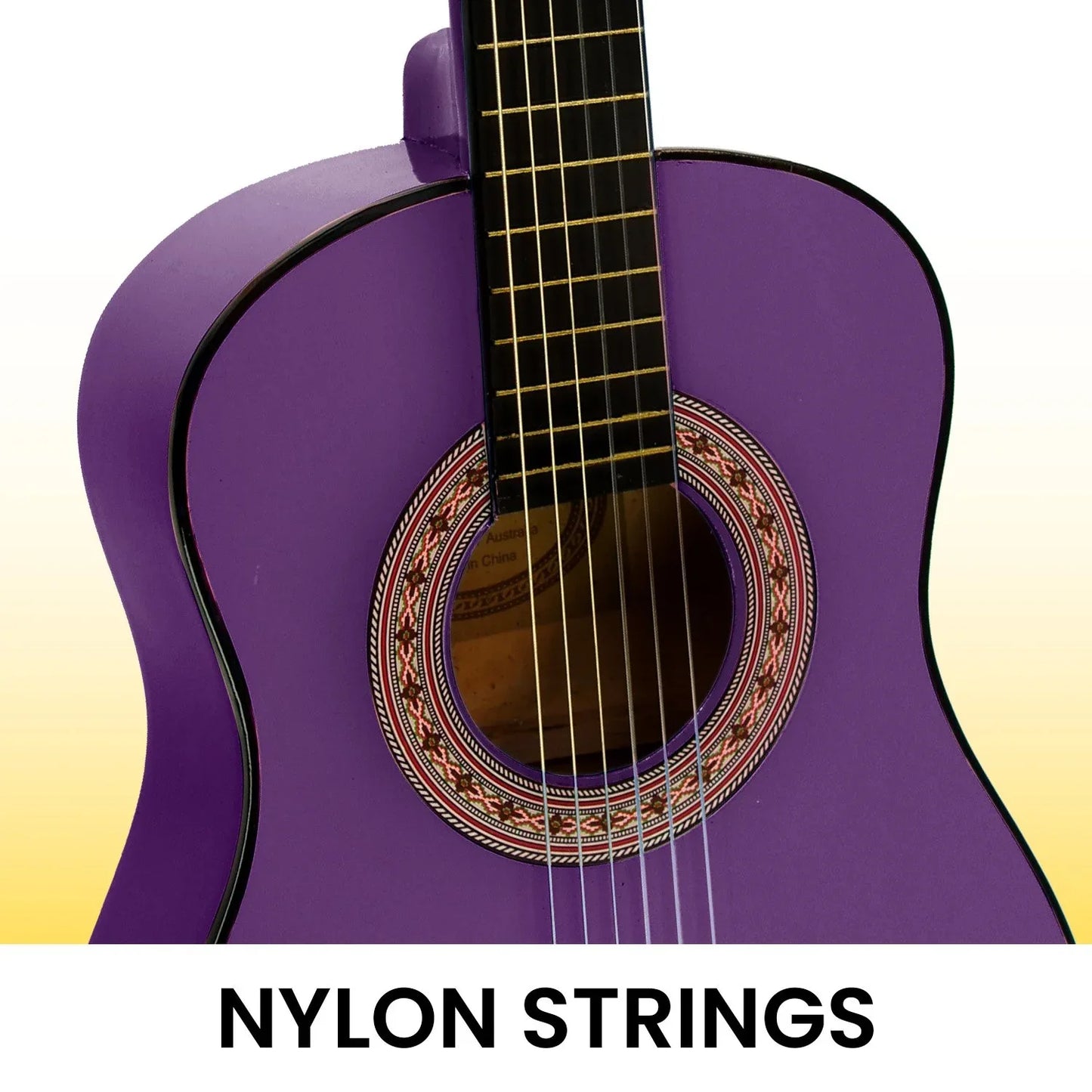 Karrera 34in Acoustic Children no cut Guitar - Purple - Mekamart Australia