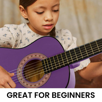 Karrera 34in Acoustic Children no cut Guitar - Purple - Mekamart Australia
