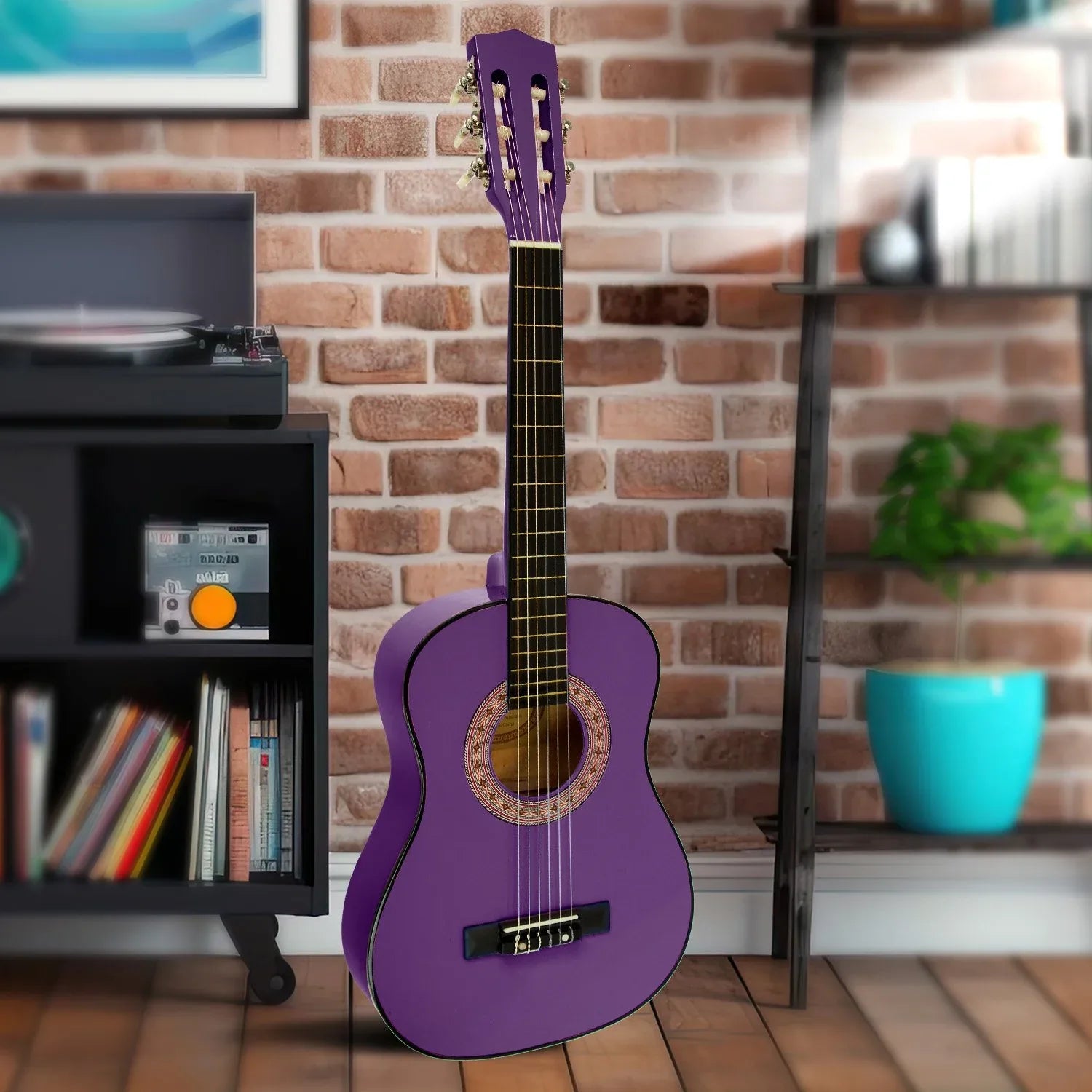 Karrera 34in Acoustic Children no cut Guitar - Purple - Mekamart Australia