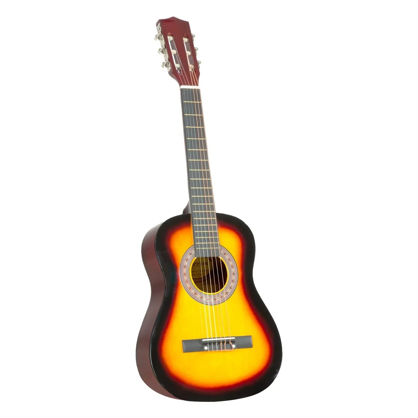 Karrera 34in Acoustic Wooden Childrens Guitar - Sunburst - Mekamart Australia