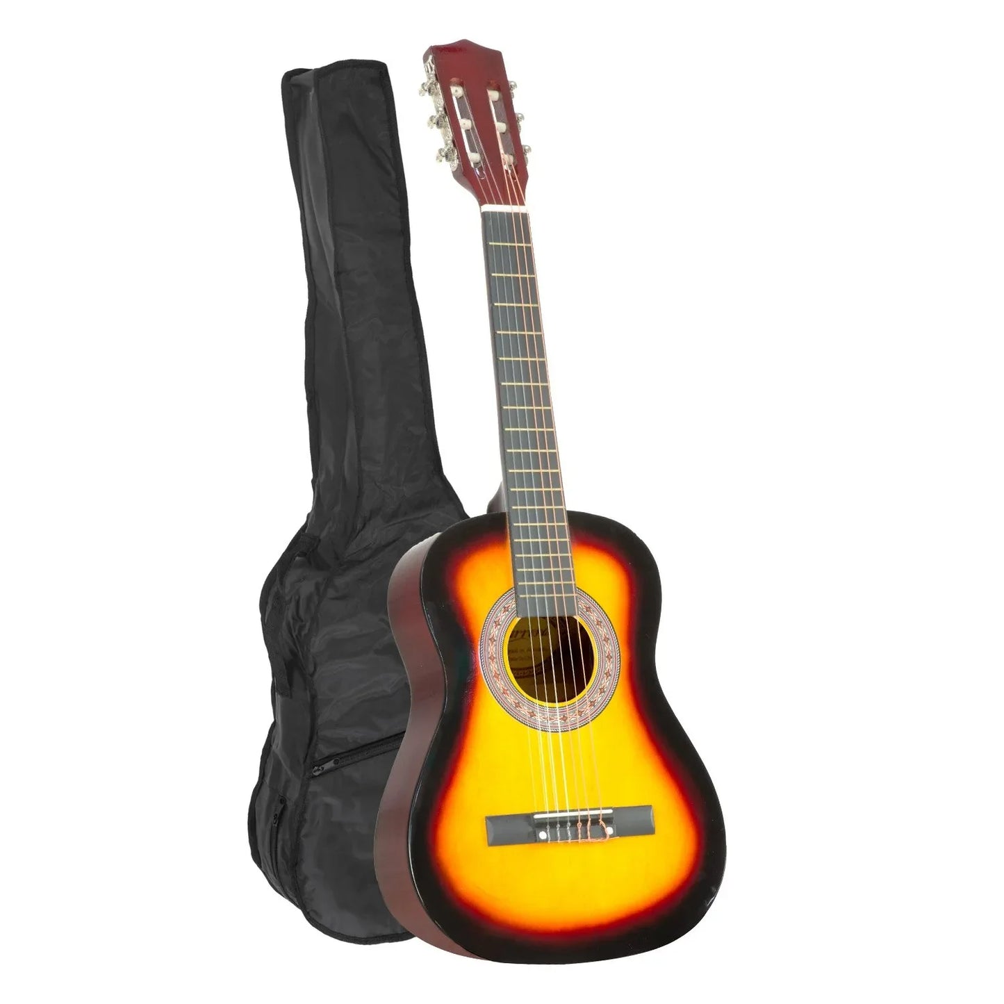 Karrera 34in Acoustic Wooden Childrens Guitar - Sunburst - Mekamart Australia
