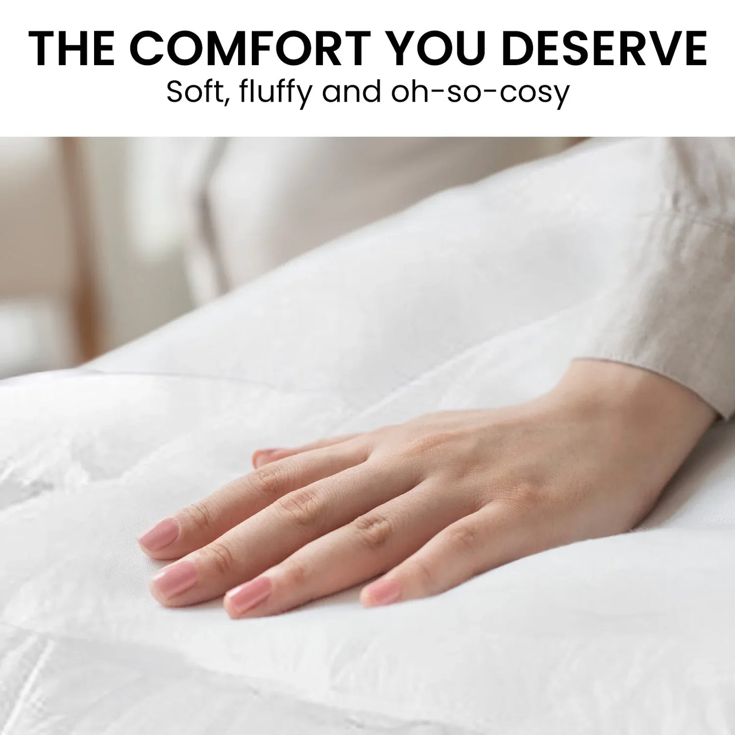 Laura Hill 500GSM Duck Down Feather Quilt Comforter Doona - Queen - Mekamart Australia