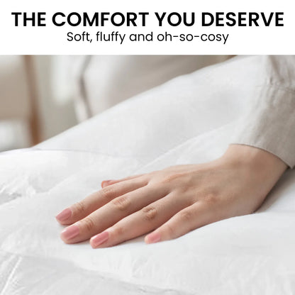 Laura Hill 500GSM Duck Down Feather Quilt Comforter Doona - Queen - Mekamart Australia