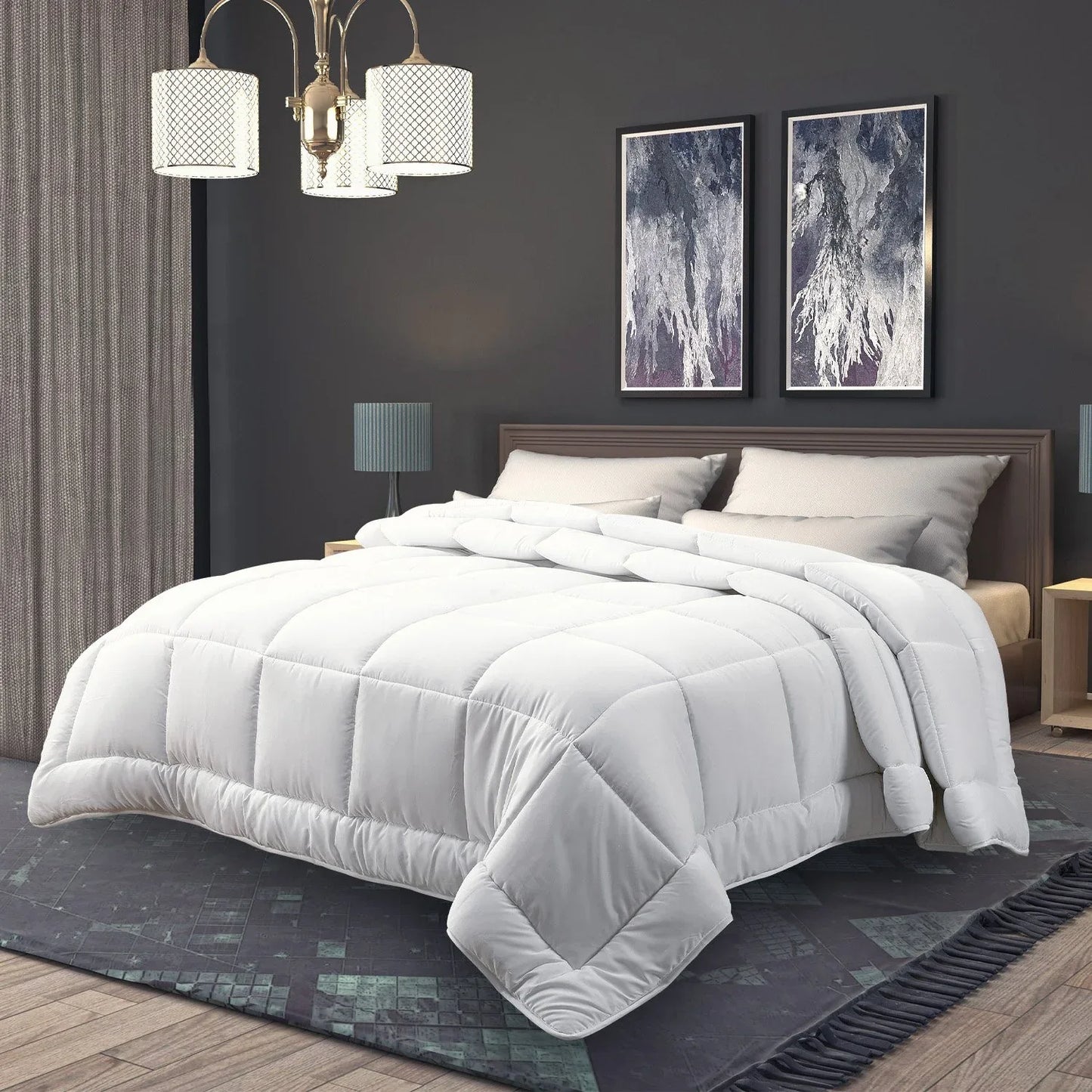 Laura Hill 700GSM Goose Down Feather Comforter Doona - Super King - Mekamart Australia