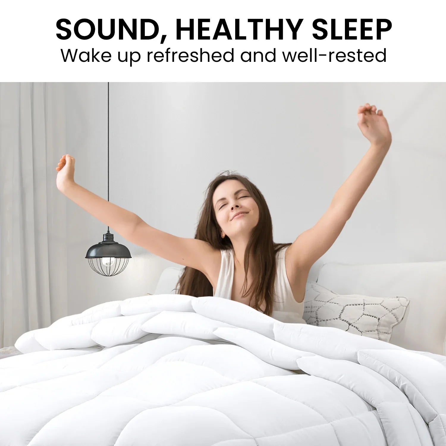 Laura Hill 700GSM Goose Down Feather Comforter Doona - Super King - Mekamart Australia
