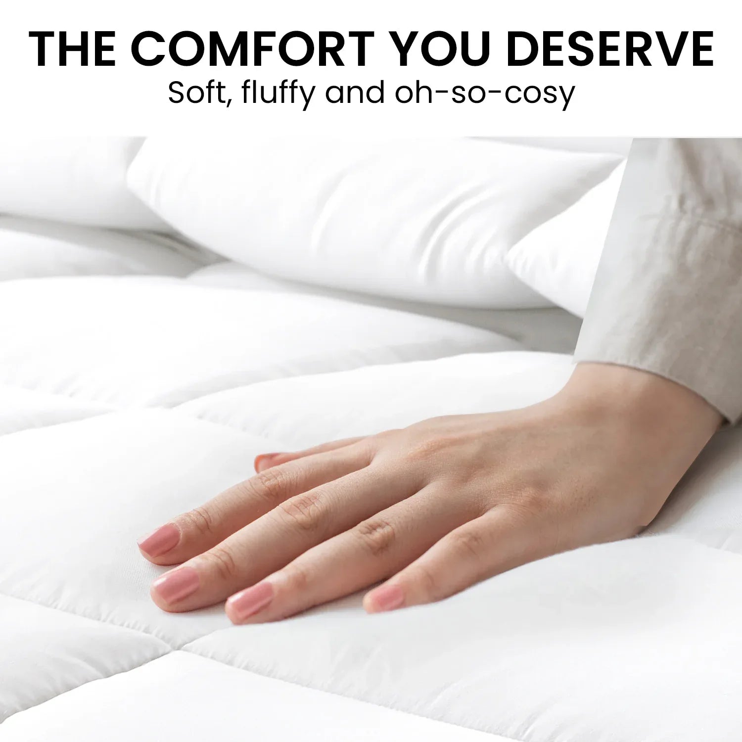 Laura Hill 700GSM Goose Down Feather Comforter Doona - Super King - Mekamart Australia
