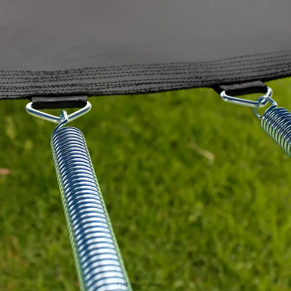 Kahuna 12ft Trampoline Free Ladder Spring Mat Net Safety Pad Cover Round Enclosure - Purple - Mekamart Australia