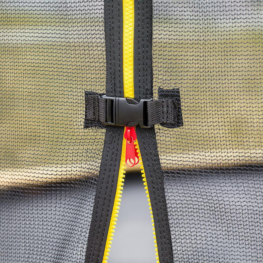 Kahuna 12ft Trampoline Free Ladder Spring Mat Net Safety Pad Cover Round Enclosure - Rainbow - Mekamart Australia