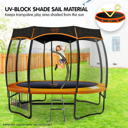 Kahuna 10ft Removable Twister Trampoline Roof Shade Cover - Mekamart Australia
