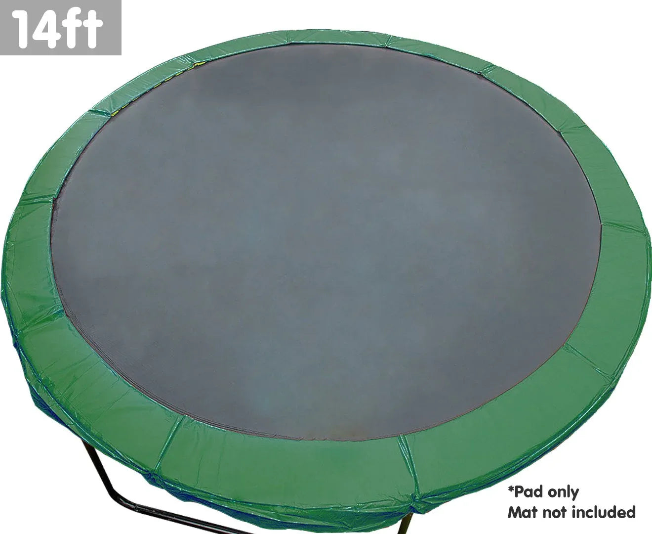Kahuna 14ft Trampoline Replacement Spring Pad Round Cover - Green - Mekamart Australia