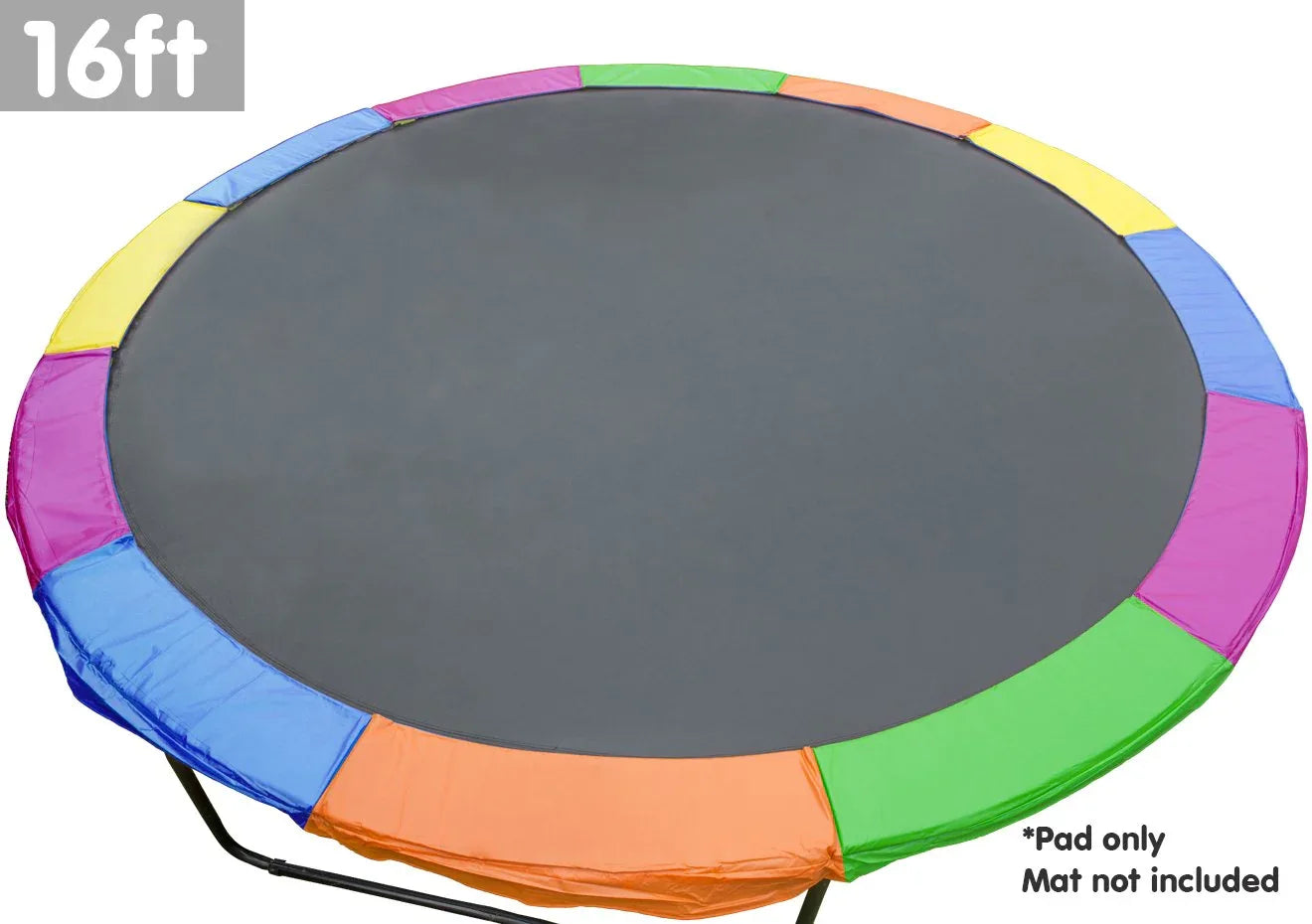 Kahuna 16ft Trampoline Replacement Pad Round - Rainbow - Mekamart Australia
