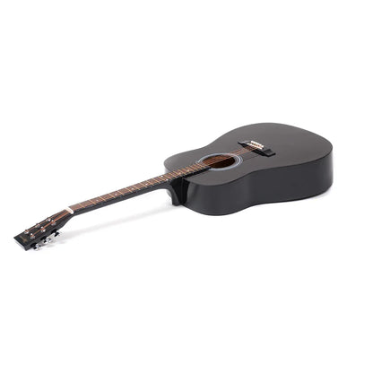 Karrera 41in Acoustic Wooden Guitar with Bag - Black - Mekamart Australia