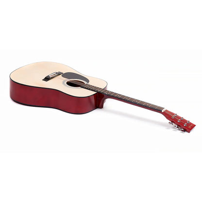 Karrera 41in Acoustic Wooden Guitar String Music Instrument - Mekamart Australia