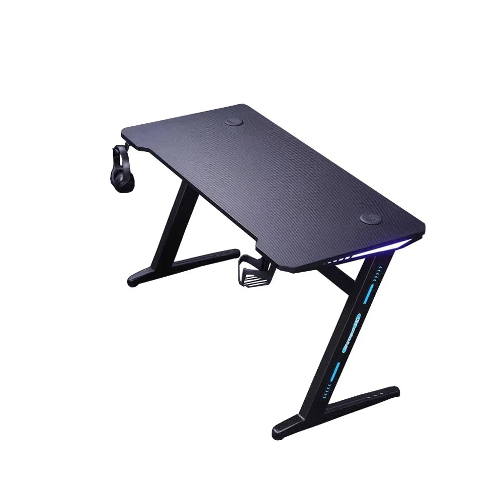 140cm RGB Gaming Desk Desktop PC Computer Desks Desktop Racing Table Office Laptop Home AU - Mekamart Australia