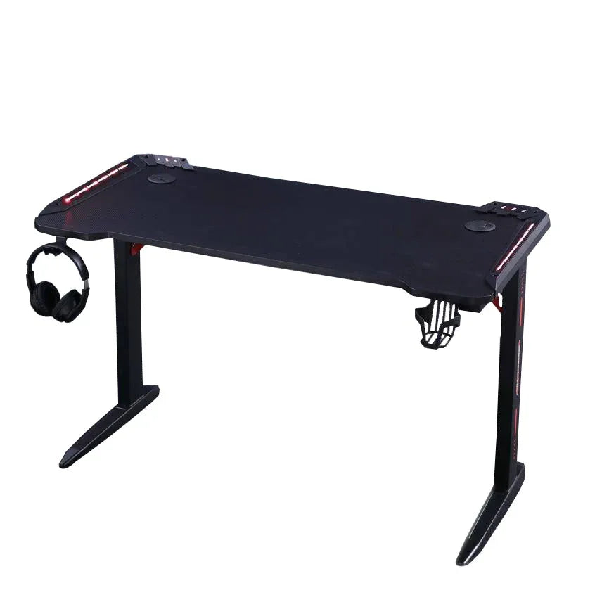 140cm RGB Gaming Desk Desktop PC Computer Desks Desktop Racing Table Office Laptop Home AU - Mekamart Australia