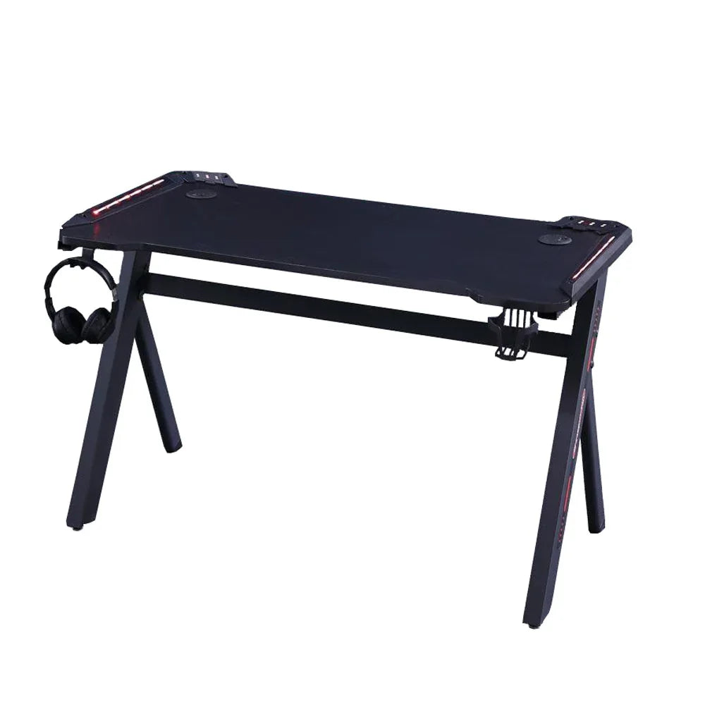 140cm RGB Gaming Desk Desktop PC Computer Desks Desktop Racing Table Office Laptop Home AU - Mekamart Australia