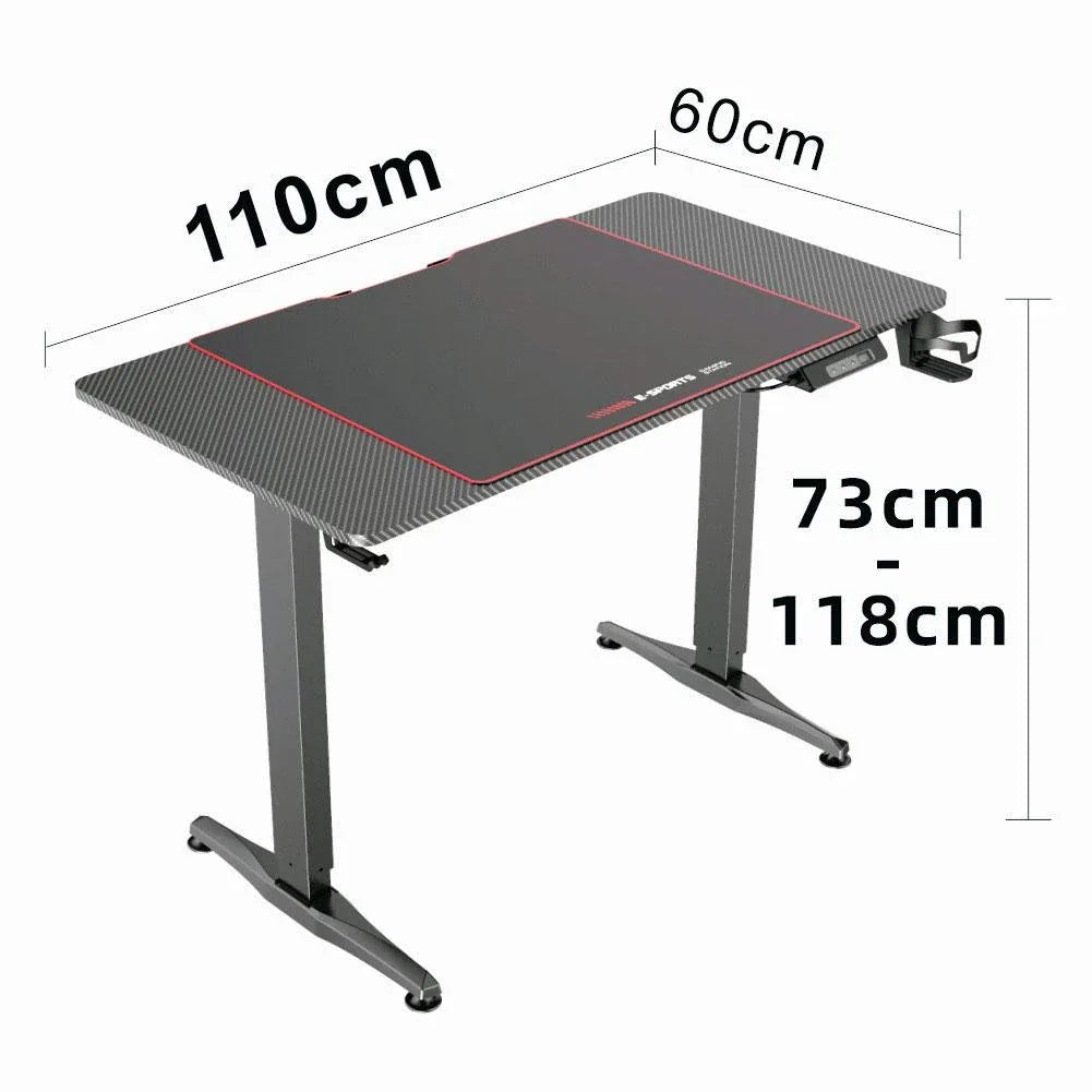 Gaming Standing Desk Home Office Lift Electric Height Adjustable Sit To Stand Motorized Standing Desk 1160 - Mekamart Australia