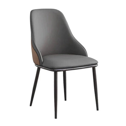 VELLUTO Dining Chair Modern upholstered Leather Kitchen Chairs with armrests Bathtub Chair Leisure Lounge Chair Living Room Bedroom Home Set of 2(Dark Grey) - Mekamart Australia