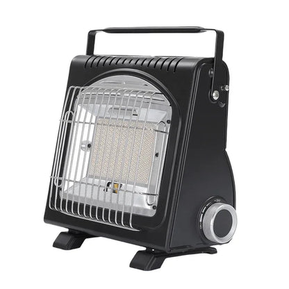 AMZ 1700W 2-in-1 Portable Outdoor Camping Butane Gas Heater Stove Steel Iron Aluminium Metal Manual Application for Travel - Mekamart Australia