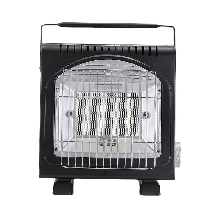 AMZ 1700W 2-in-1 Portable Outdoor Camping Butane Gas Heater Stove Steel Iron Aluminium Metal Manual Application for Travel - Mekamart Australia