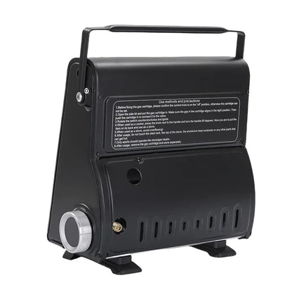 AMZ 1700W 2-in-1 Portable Outdoor Camping Butane Gas Heater Stove Steel Iron Aluminium Metal Manual Application for Travel - Mekamart Australia