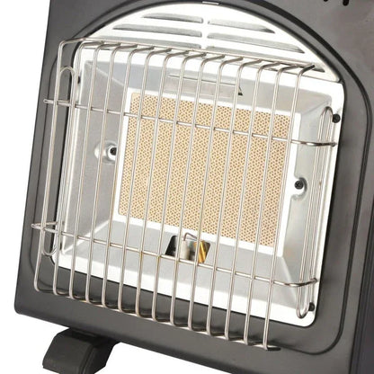 AMZ 1700W 2-in-1 Portable Outdoor Camping Butane Gas Heater Stove Steel Iron Aluminium Metal Manual Application for Travel - Mekamart Australia