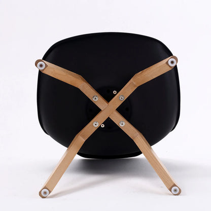 4X Retro Dining Cafe Chair Padded Seat BLACK - Mekamart Australia